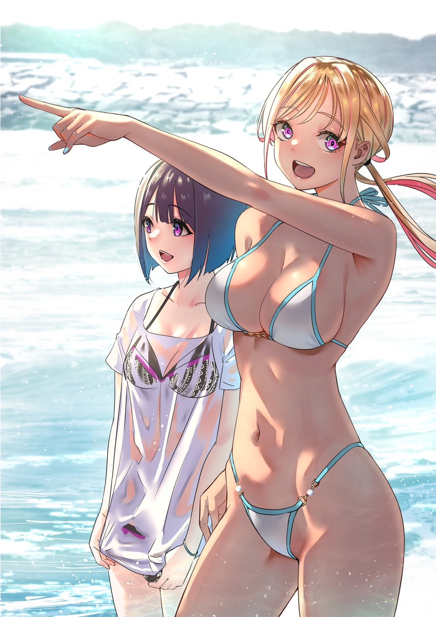 kusunoki aroma and sumiyoshi izumi (sawaranaide kotesashi-kun) drawn by shinjou_takuya