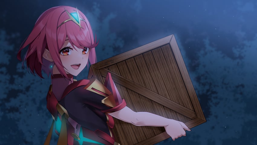 pyra (xenoblade chronicles and 1 more) drawn by slope_(check238)