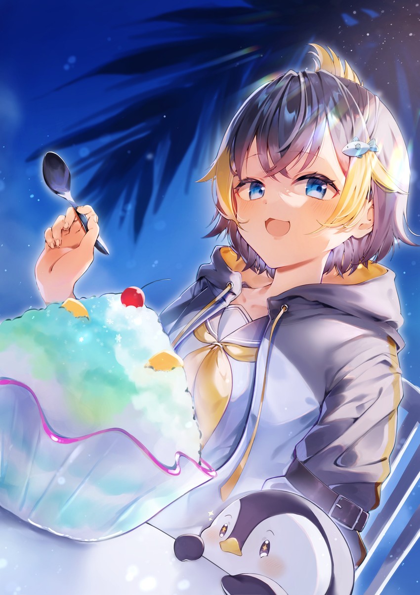 petra gurin and pentomo (nijisanji and 1 more) drawn by miyato_miya