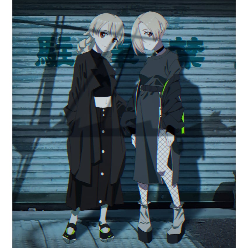 shirasaka koume and morikubo nono (idolmaster and 1 more) drawn by acubi_tomaranai