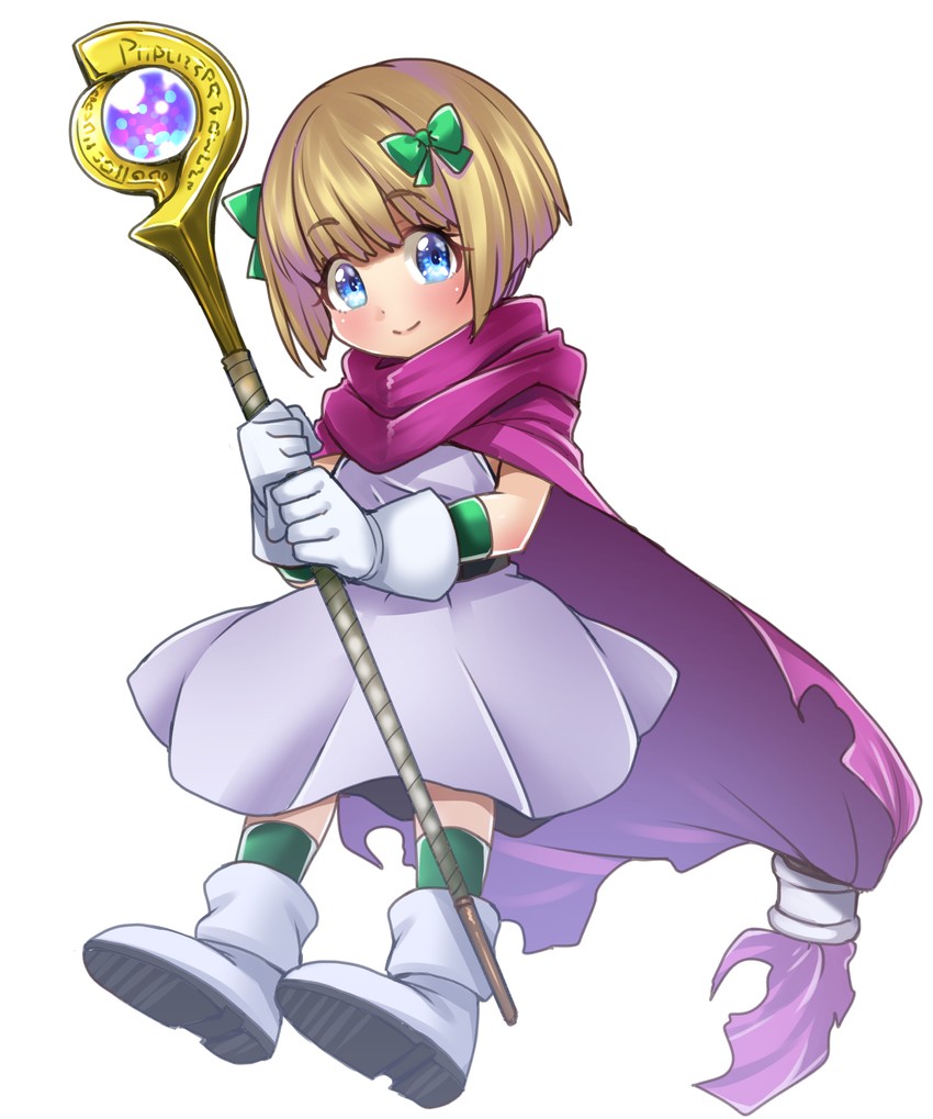 hero's daughter (dragon quest and 1 more) drawn by yunodon_(sugar_maple)