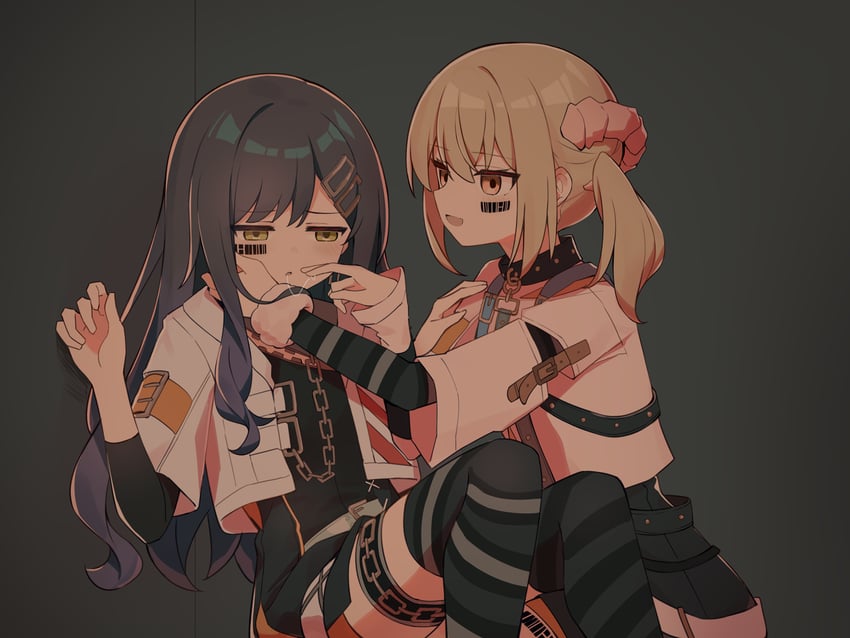shiraishi an and azusawa kohane (project sekai) drawn by maidcode1023