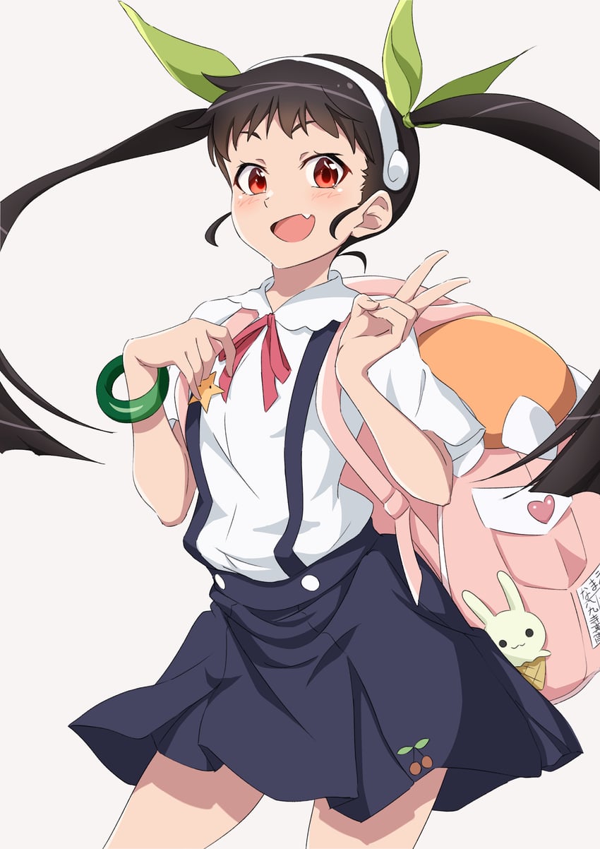 hachikuji mayoi (monogatari and 1 more) drawn by nishizuki_shino