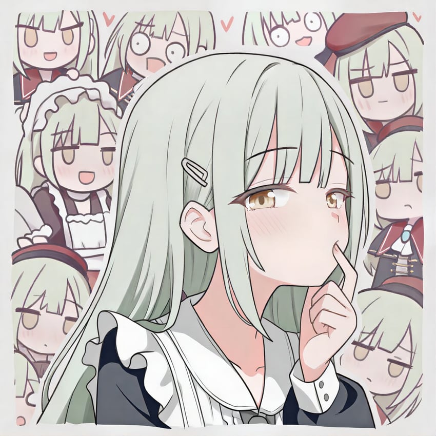 wakaba mutsumi and mortis (bang dream! and 1 more) drawn by upstang1