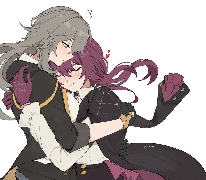 trailblazer, stelle, and kafka (honkai and 1 more) drawn by soulnark