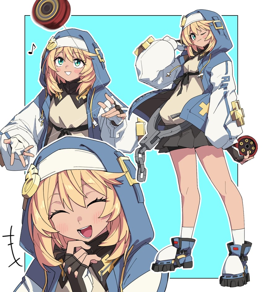bridget (guilty gear and 1 more) drawn by yachima_tana