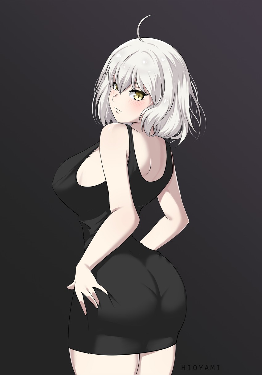 jeanne d'arc alter (fate and 1 more) drawn by hioyami