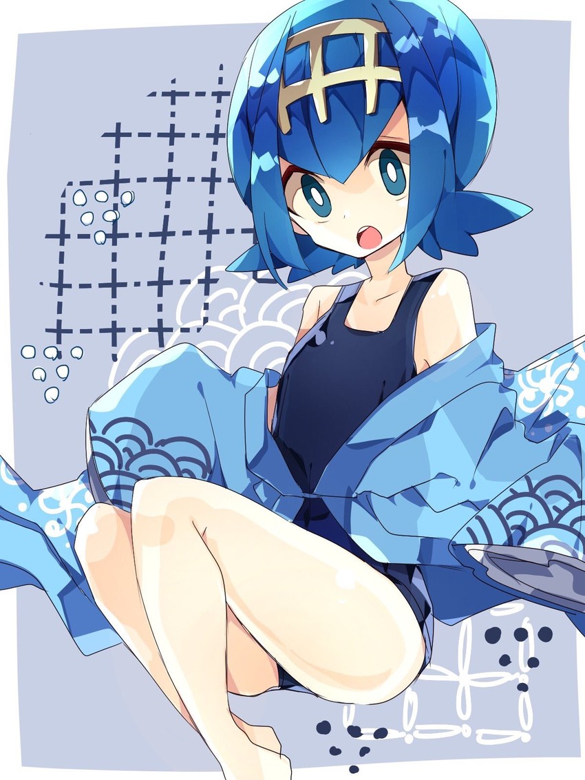 lana (pokemon and 1 more) drawn by nikorashi-ka