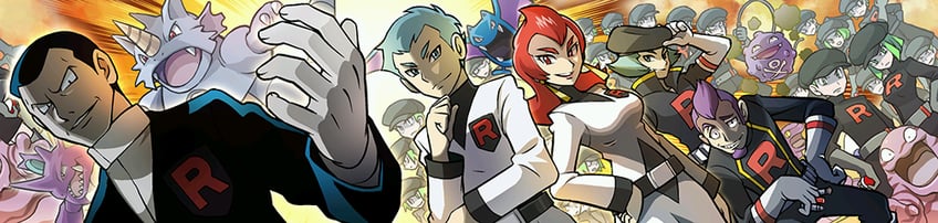 giovanni, koffing, team rocket grunt, nidoking, golbat, and 6 more (pokemon and 2 more) drawn by ariga_hitoshi