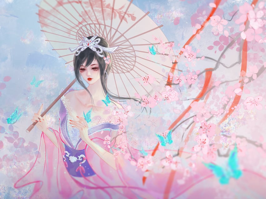 chi lian (qinshi mingyue) drawn by xinyue_dao_ying_yuan