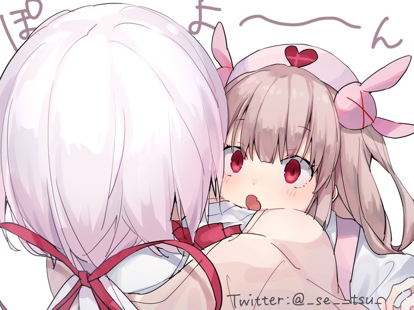 natori sana and shiina yuika (nijisanji and 1 more) drawn by rakuxtsukopikorin