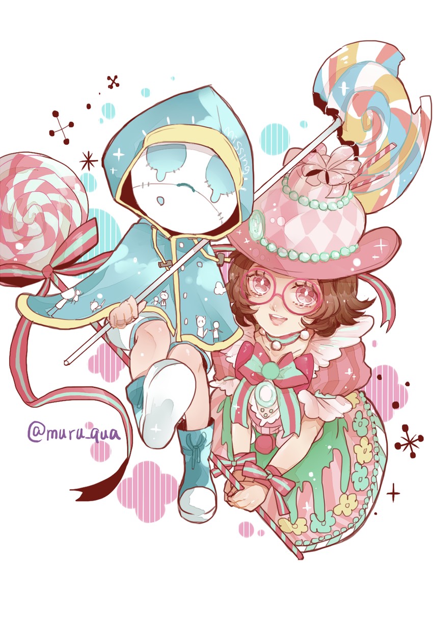 helena adams and robbie (identity v) drawn by emuru_(mushroom379)