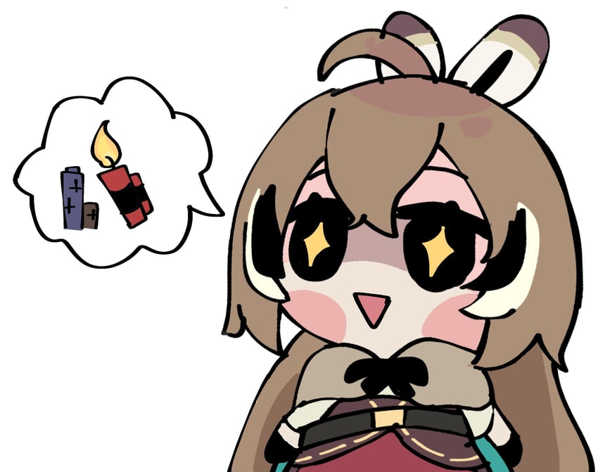 nanashi mumei and smol mumei (hololive and 1 more) drawn by koyoinacho