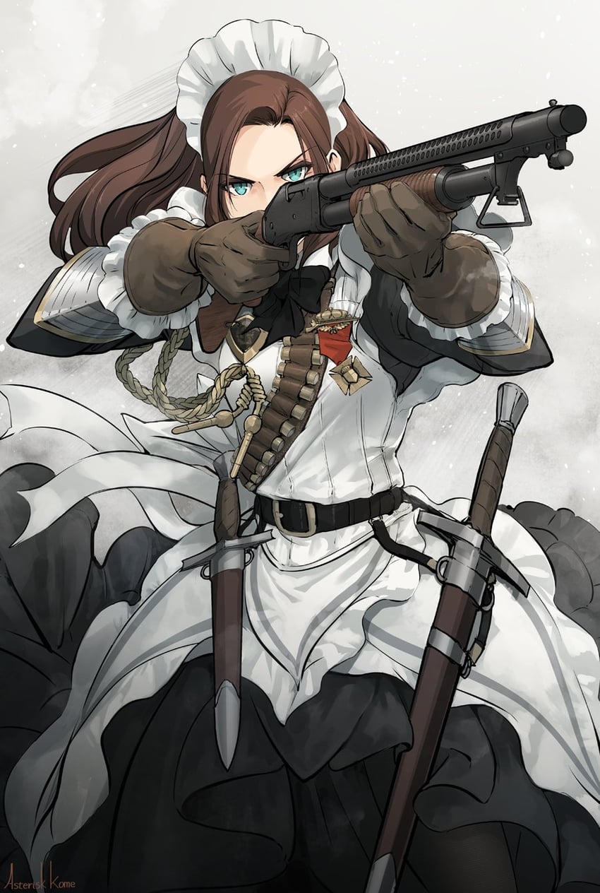 gina wallace (heroes of order) drawn by asterisk_kome