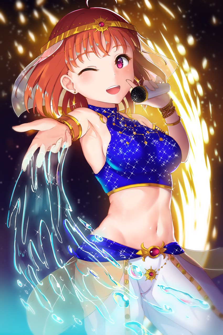 takami chika (love live! and 1 more) drawn by h-appa