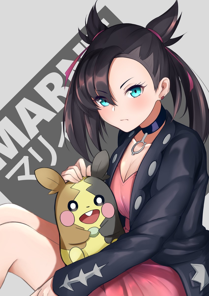 marnie and morpeko (pokemon and 1 more) drawn by mr2d