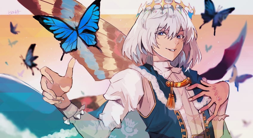 oberon (fate and 1 more) drawn by kyouka_(exclamationmark)
