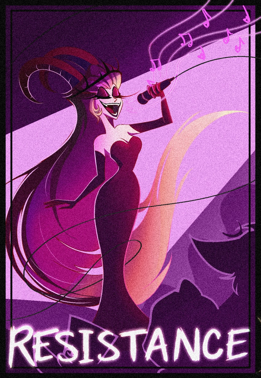 lilith (hazbin hotel) drawn by zheshandiemeiren