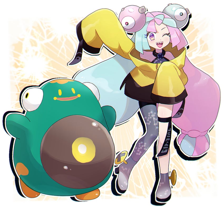 iono and bellibolt (pokemon and 1 more) drawn by chiimako