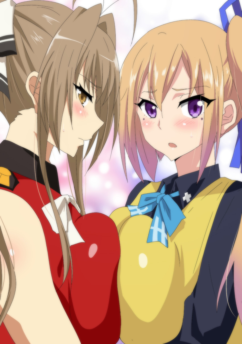 sento isuzu and kawakami mai (amagi brilliant park and 2 more) drawn by hara_(harayutaka)