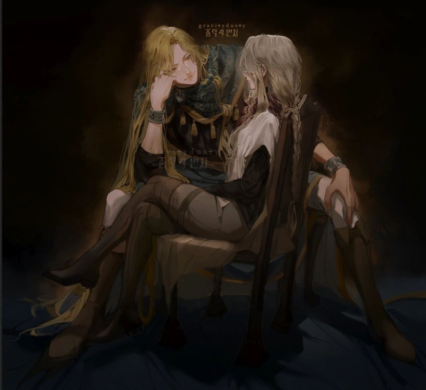 godwyn the golden and howel (original and 1 more) drawn by gravitydusty