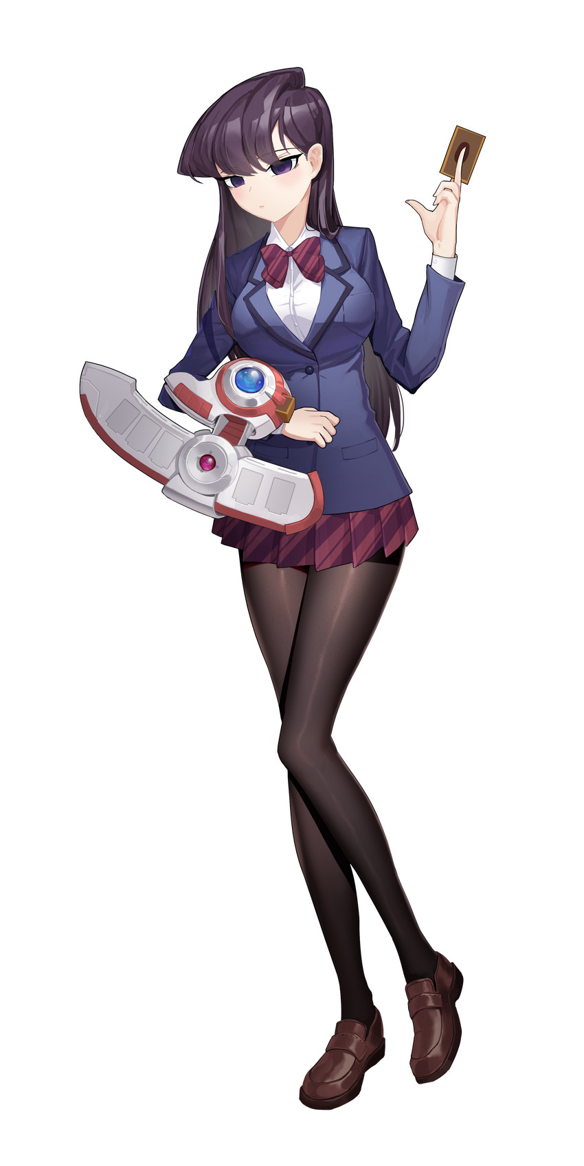 komi shouko (yu-gi-oh! and 2 more) drawn by wan_jiu_zi