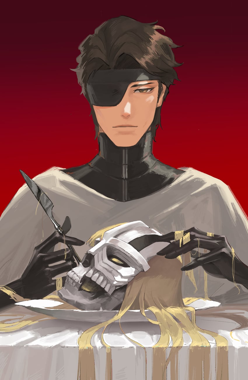 hirako shinji and aizen sousuke (bleach and 2 more) drawn by mylittleimp