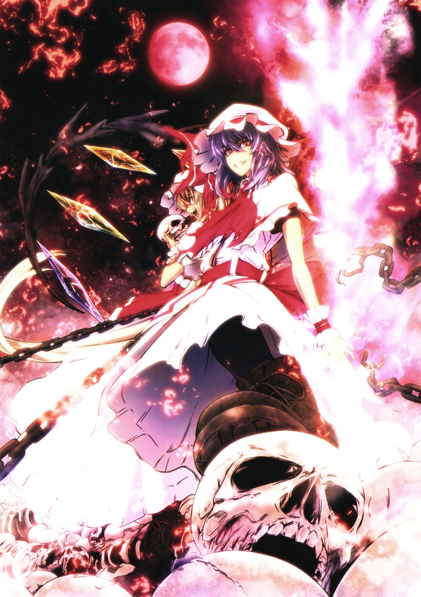 remilia scarlet and flandre scarlet (touhou) drawn by imizu_(nitro_unknown)