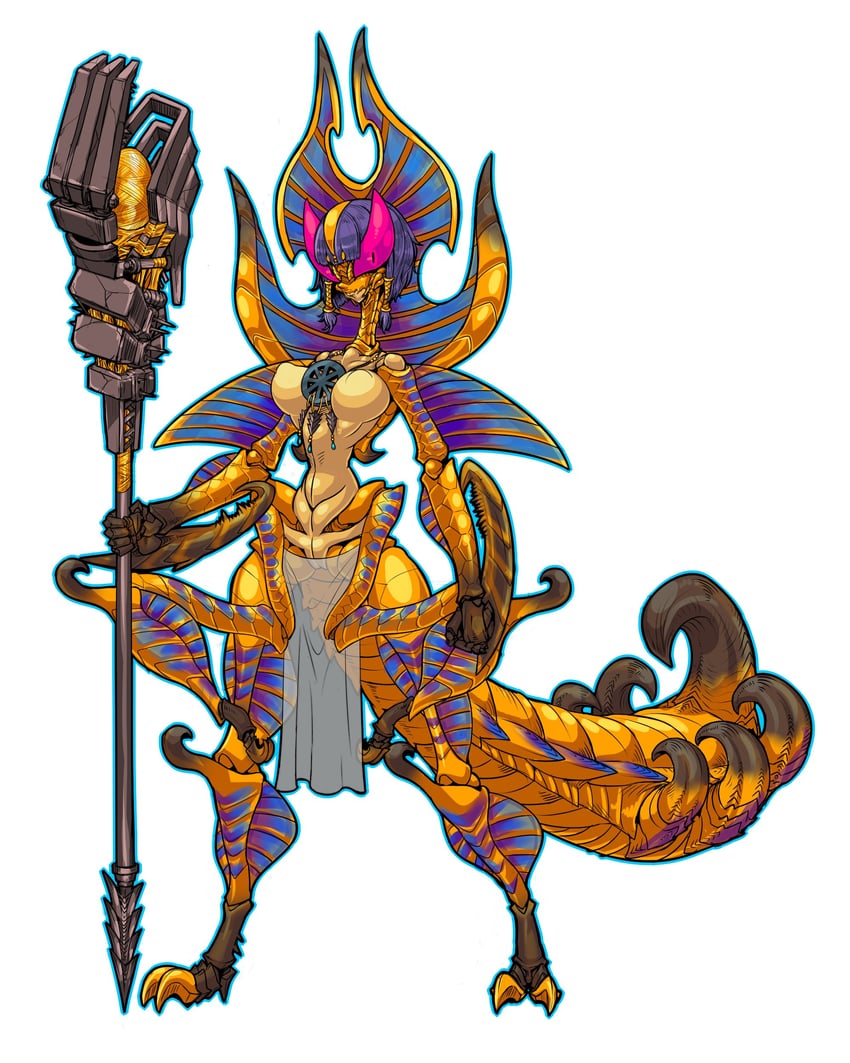 ahtal-ka (monster hunter and 1 more) drawn by tagane