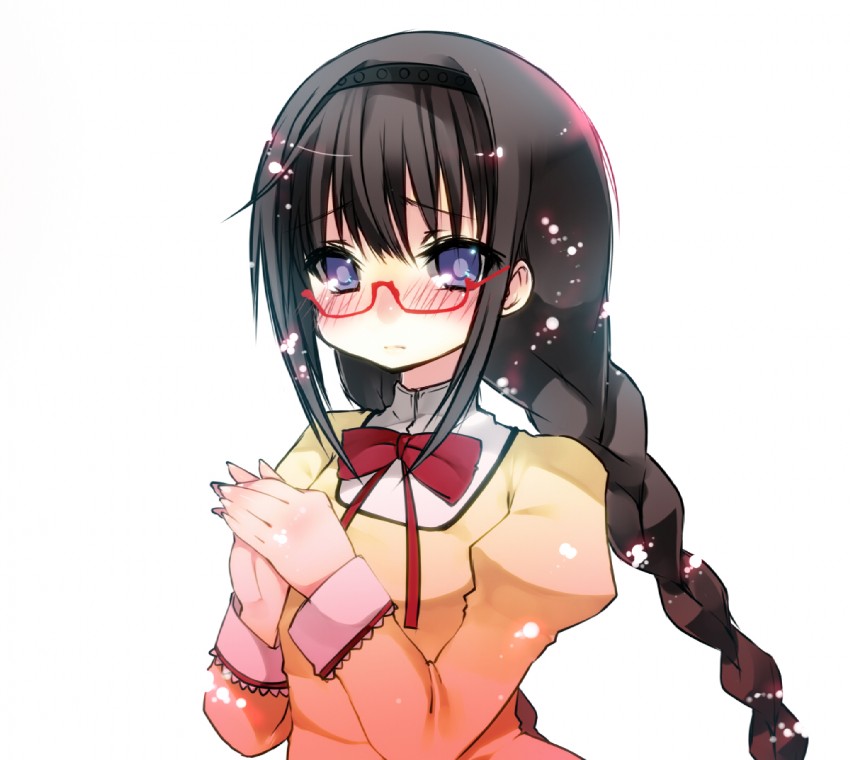 akemi homura (mahou shoujo madoka magica) drawn by dancho_(dancyo)