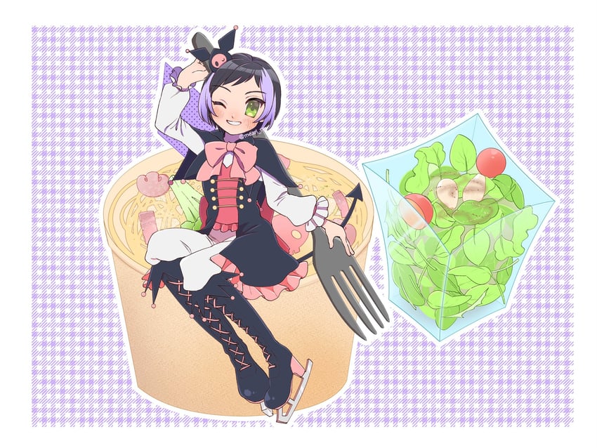 kuromi and suzuno ito (pretty series and 4 more) drawn by mea_(meari_mr)
