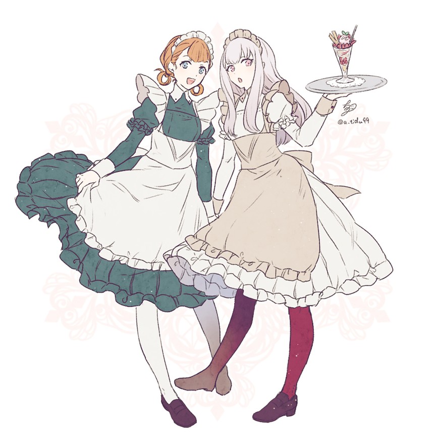 lysithea von ordelia and annette fantine dominic (fire emblem and 1 more) drawn by chizu_(fiute)