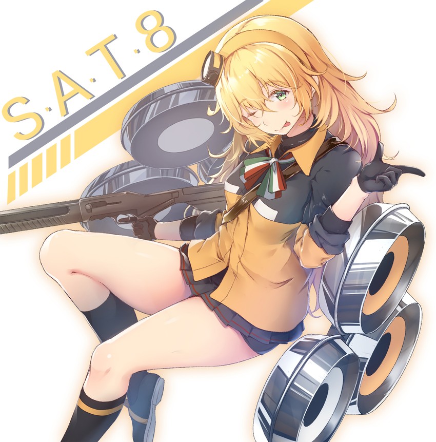 s.a.t.8 (girls' frontline) drawn by bit_(keikou_syrup)