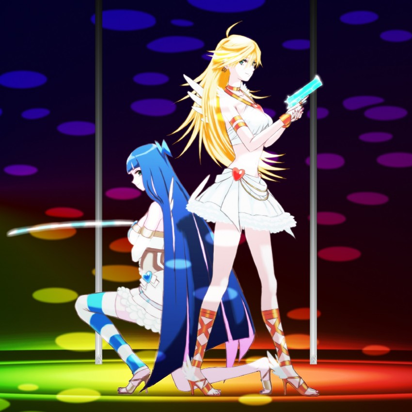 stocking and panty (panty & stocking with garterbelt) drawn by cz-t