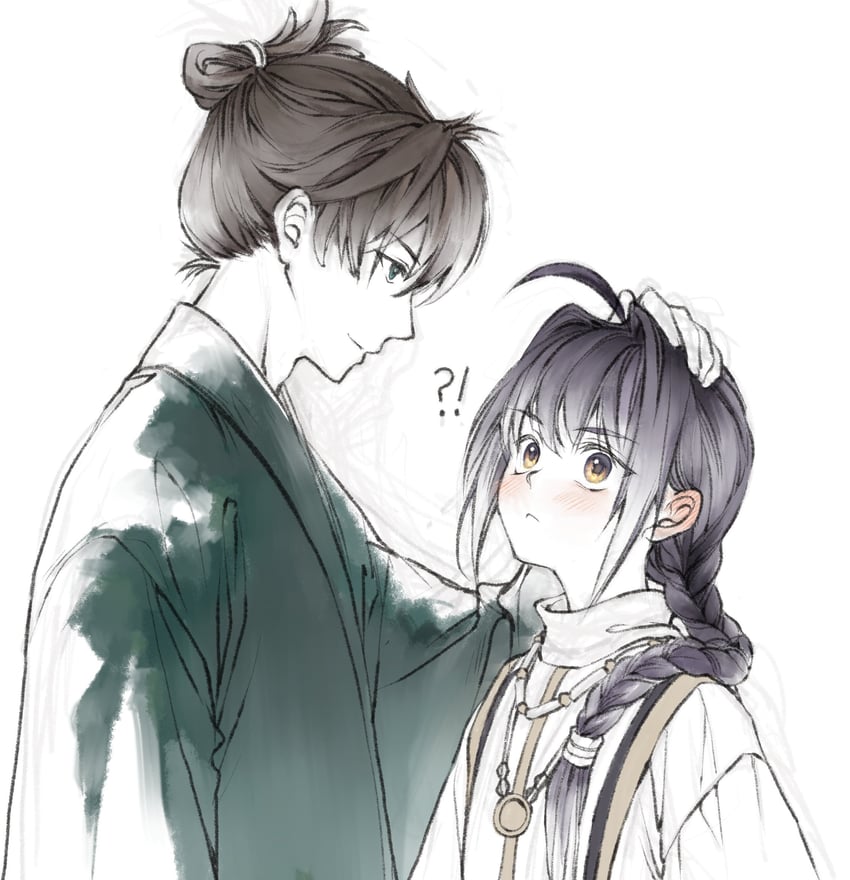 yamato takeru and miyamoto iori (fate and 1 more) drawn by mul1062363