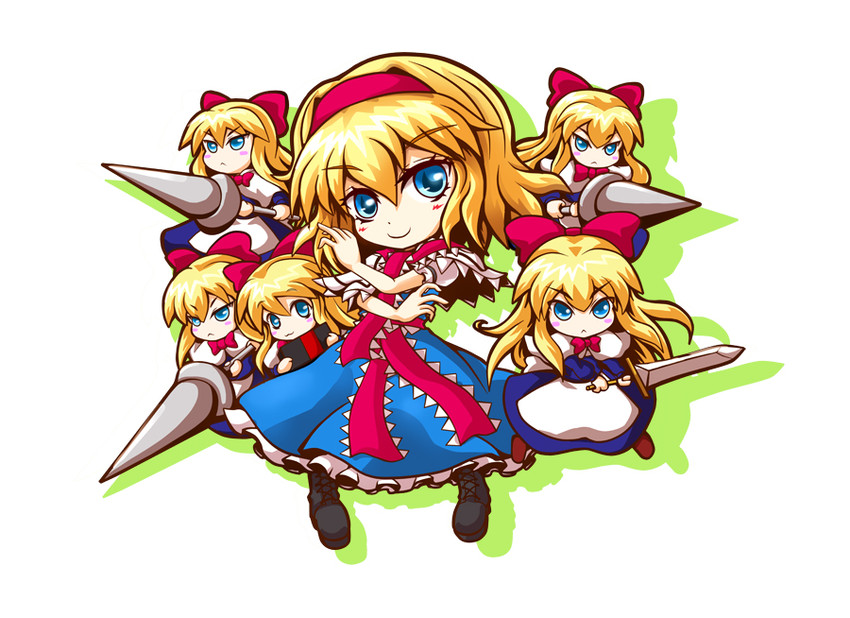 alice margatroid and shanghai doll (touhou) drawn by kiki_fushigi