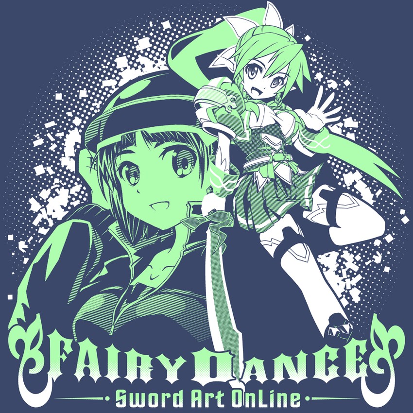 kirigaya suguha and leafa (sword art online and 2 more) drawn by tales_(tales_of_phirmament)