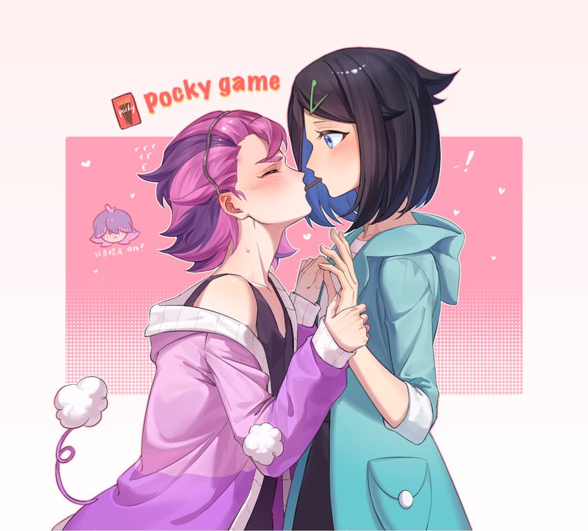 liko and dot (pokemon and 1 more) drawn by user_xuyk5847