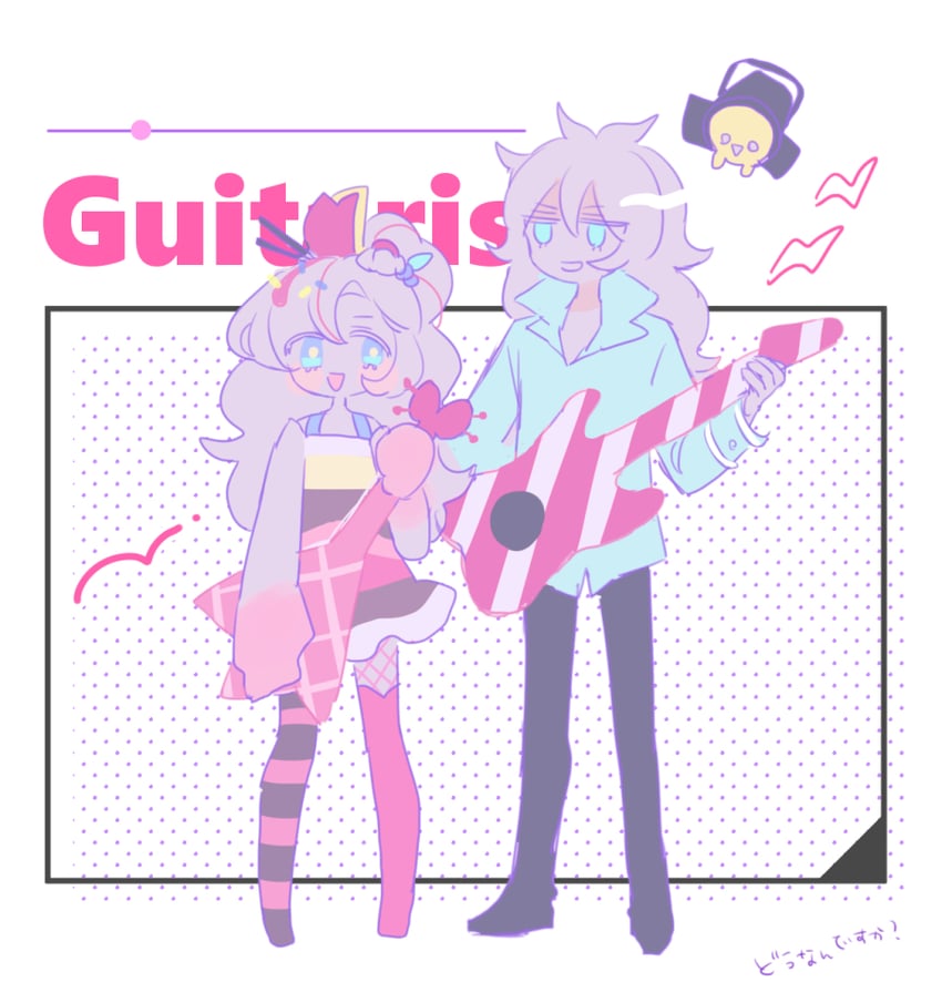 parfait cookie, rockstar cookie, and spotlight fan (cookie run and 2 more) drawn by mamimumemo
