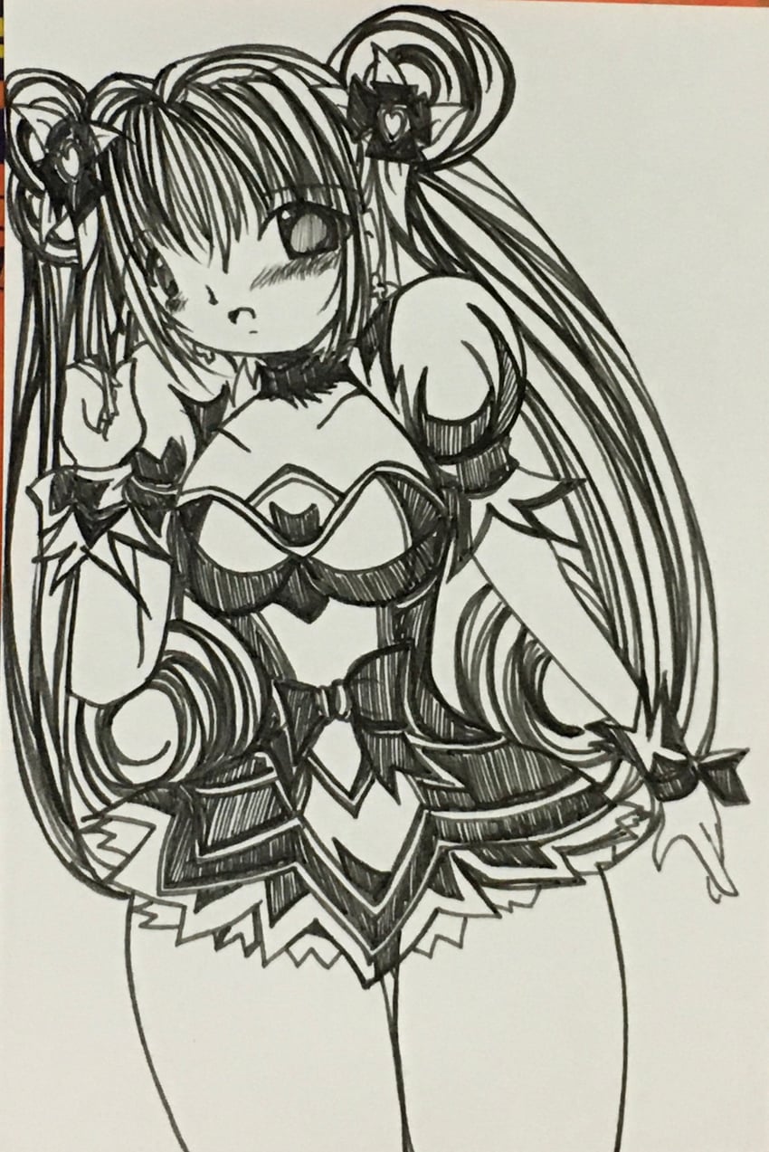 cure rosetta (precure and 1 more) drawn by heru-chan