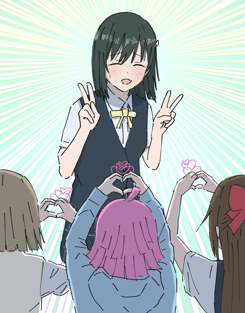 osaka shizuku, tennoji rina, nakasu kasumi, and mifune shioriko (love live! and 1 more) drawn by yozorapi