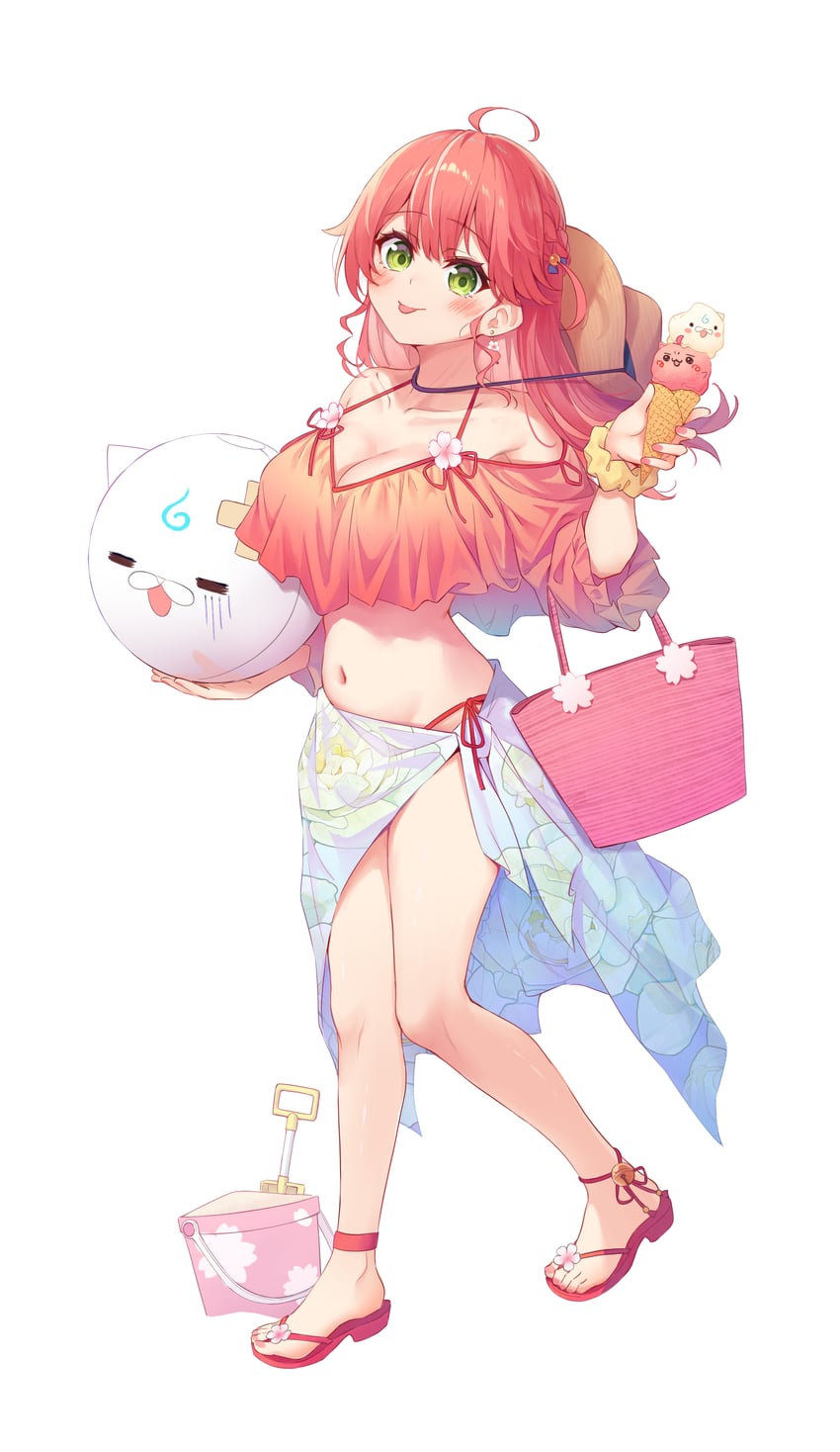 sakura miko, 35p, and maguchi (hololive) drawn by tang-du