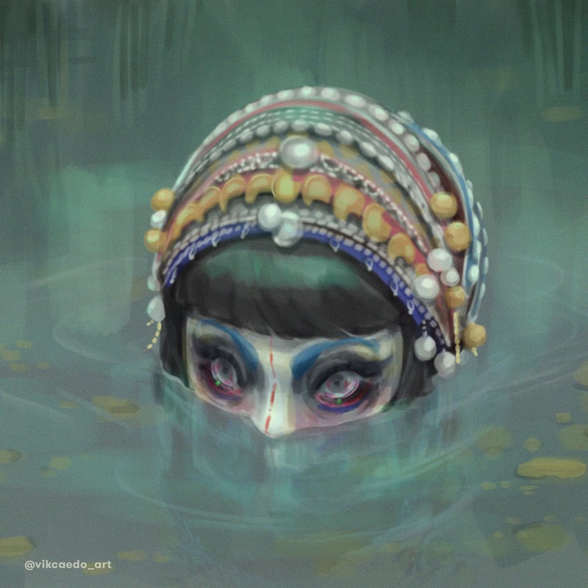siren (jibaro) drawn by vikcaedo