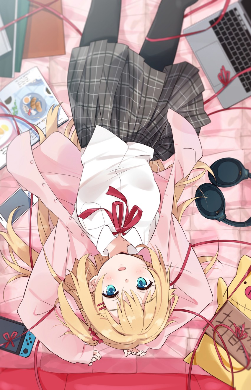 akai haato and haaton (hololive) drawn by mousou_(mousou_temporary)