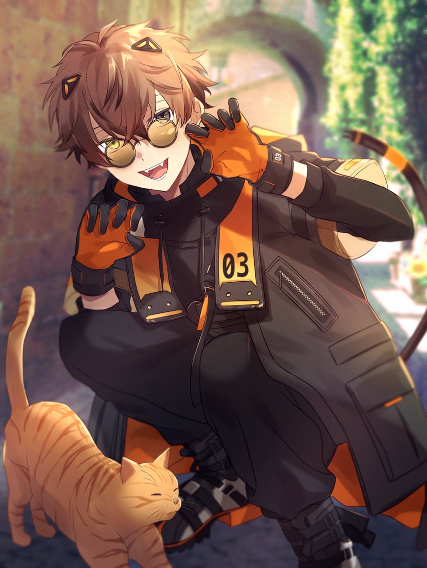 alban knox (nijisanji and 1 more) drawn by wosinnk