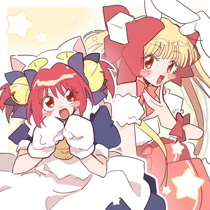 usada hikaru, dejiko, momomiya ichigo, and shirayuki berry (di gi charat and 2 more) drawn by hs1122