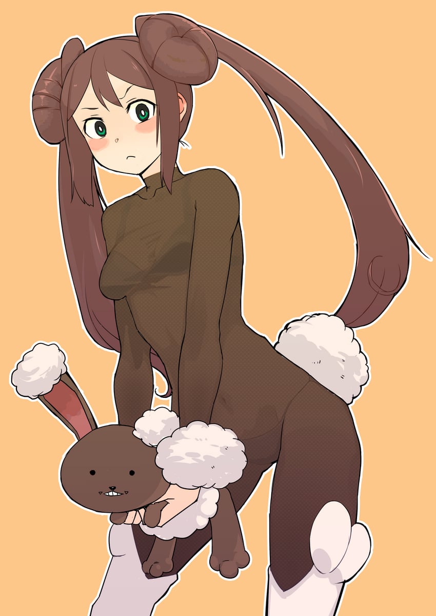 rosa and buneary (pokemon and 1 more) drawn by yokohachi