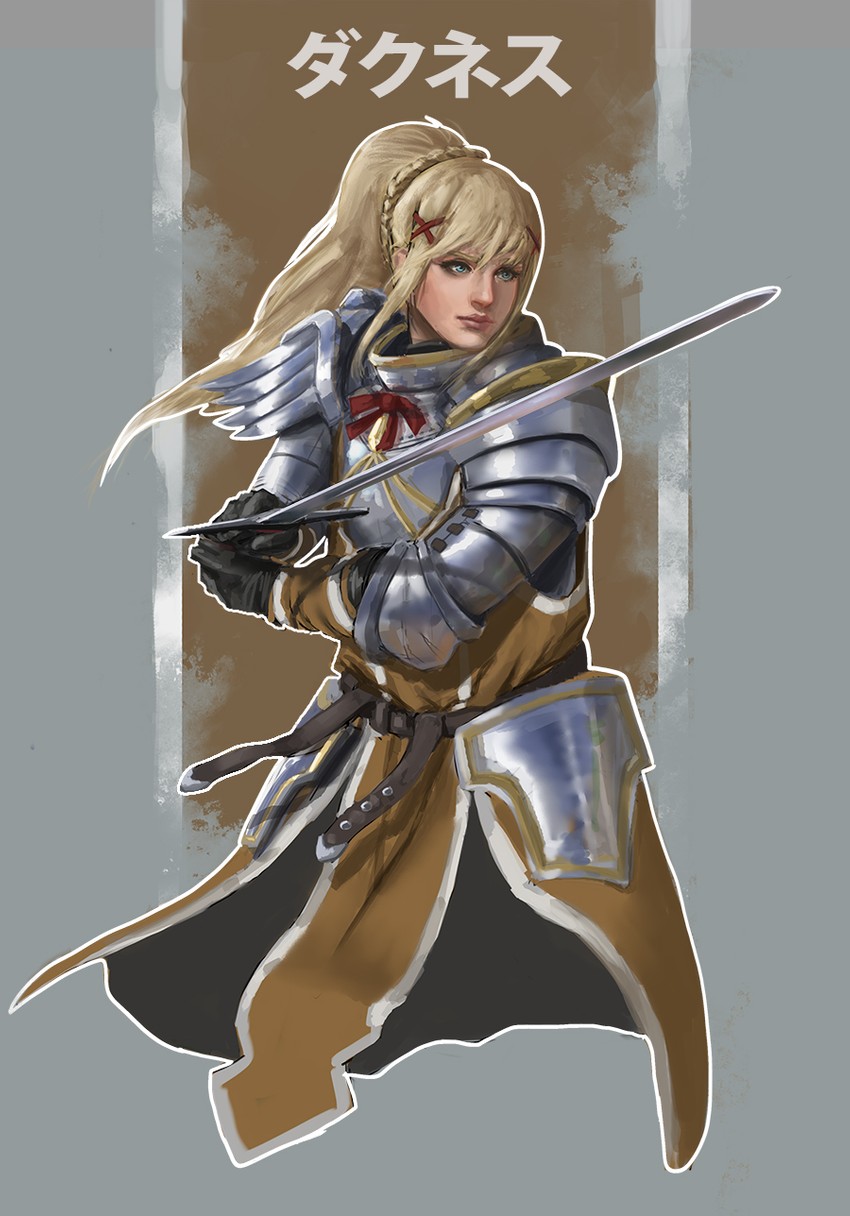 darkness (kono subarashii sekai ni shukufuku wo!) drawn by sam_kim