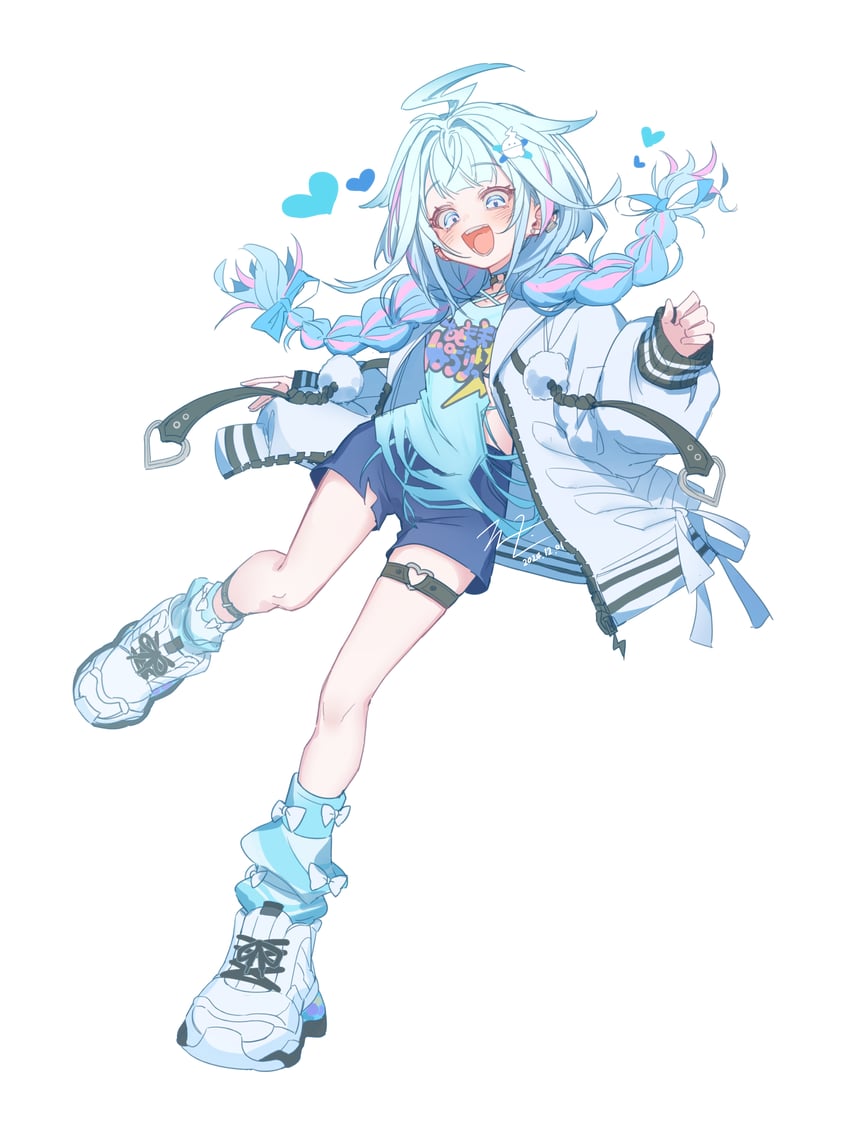 mizumiya su (hololive and 1 more) drawn by ingyanggang