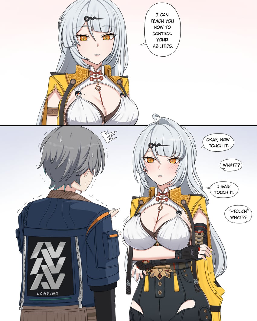 wise and yixuan (zenless zone zero) drawn by na_(naneesan1)